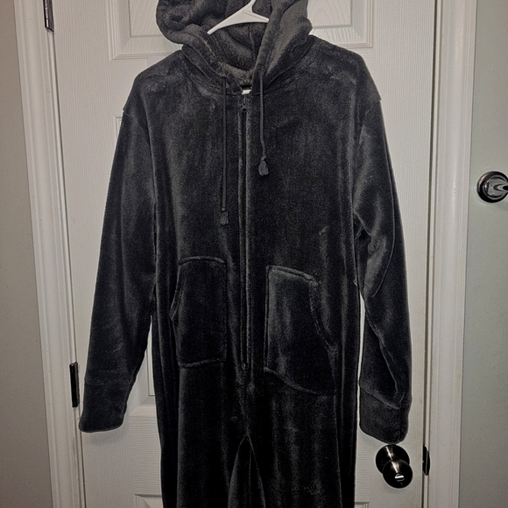 Gray Full Length Robe - Picture 3 of 3